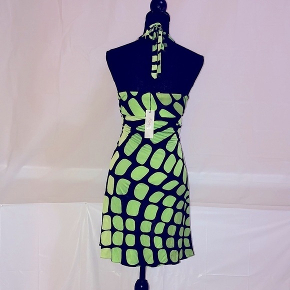 SKY Halter Top Dress 100% Silk Size Medium - Picture 8 of 10